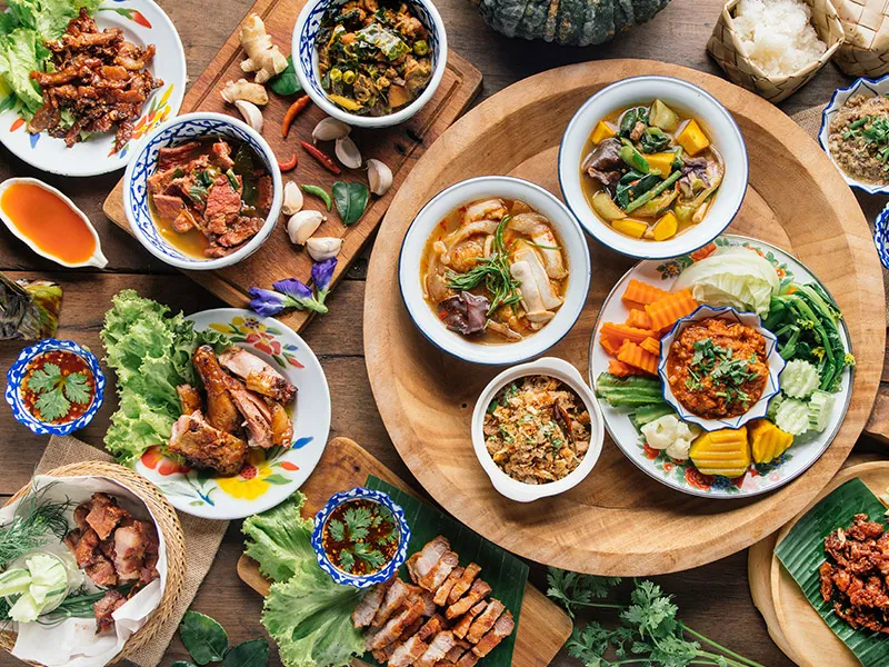 غذاهای بهاری تایلند