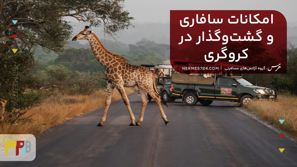 امکانات سافاری و گشتوگذار در طبیعت در پارک ملی کروگری