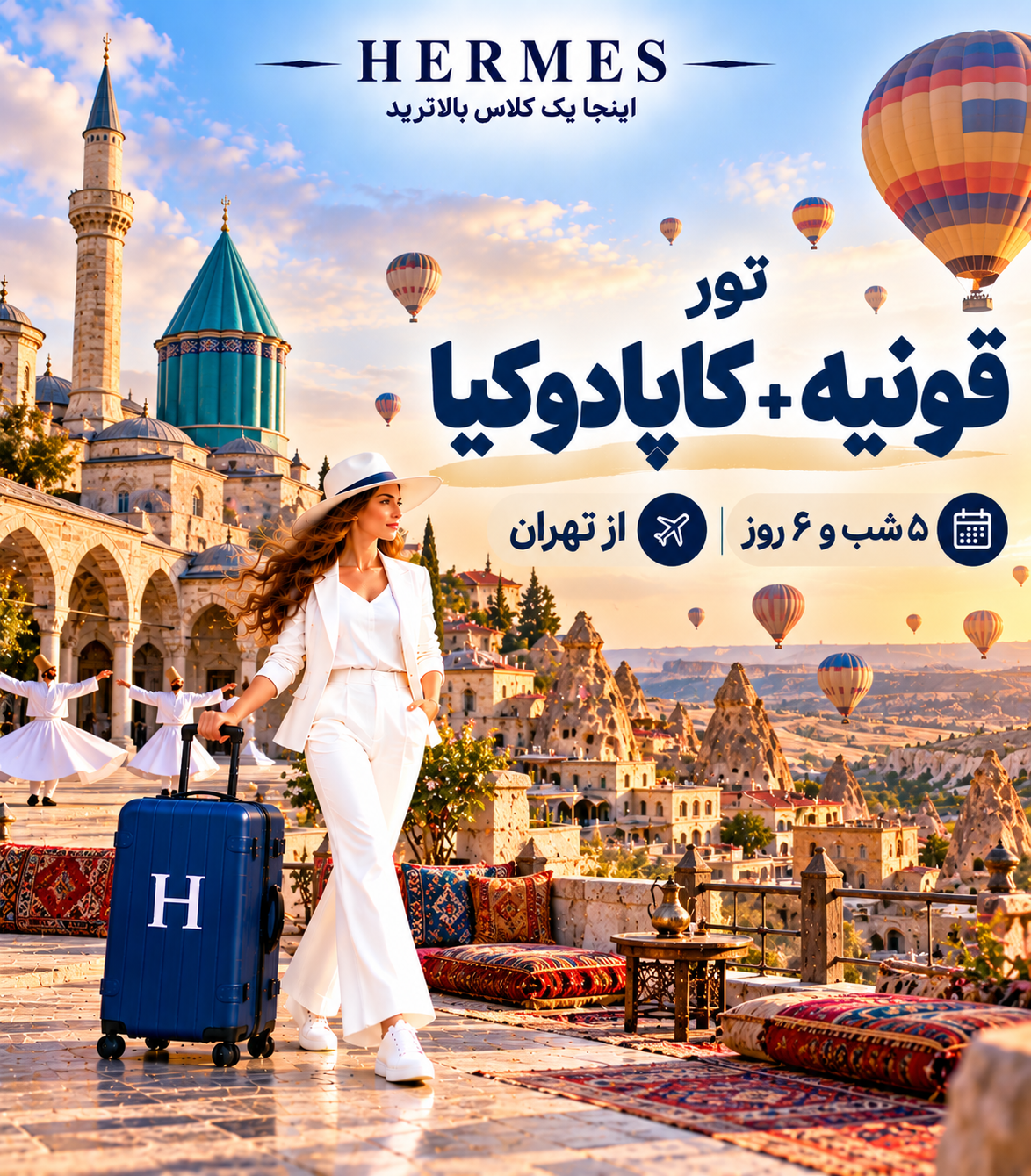 قونیه + کاپادوکیا